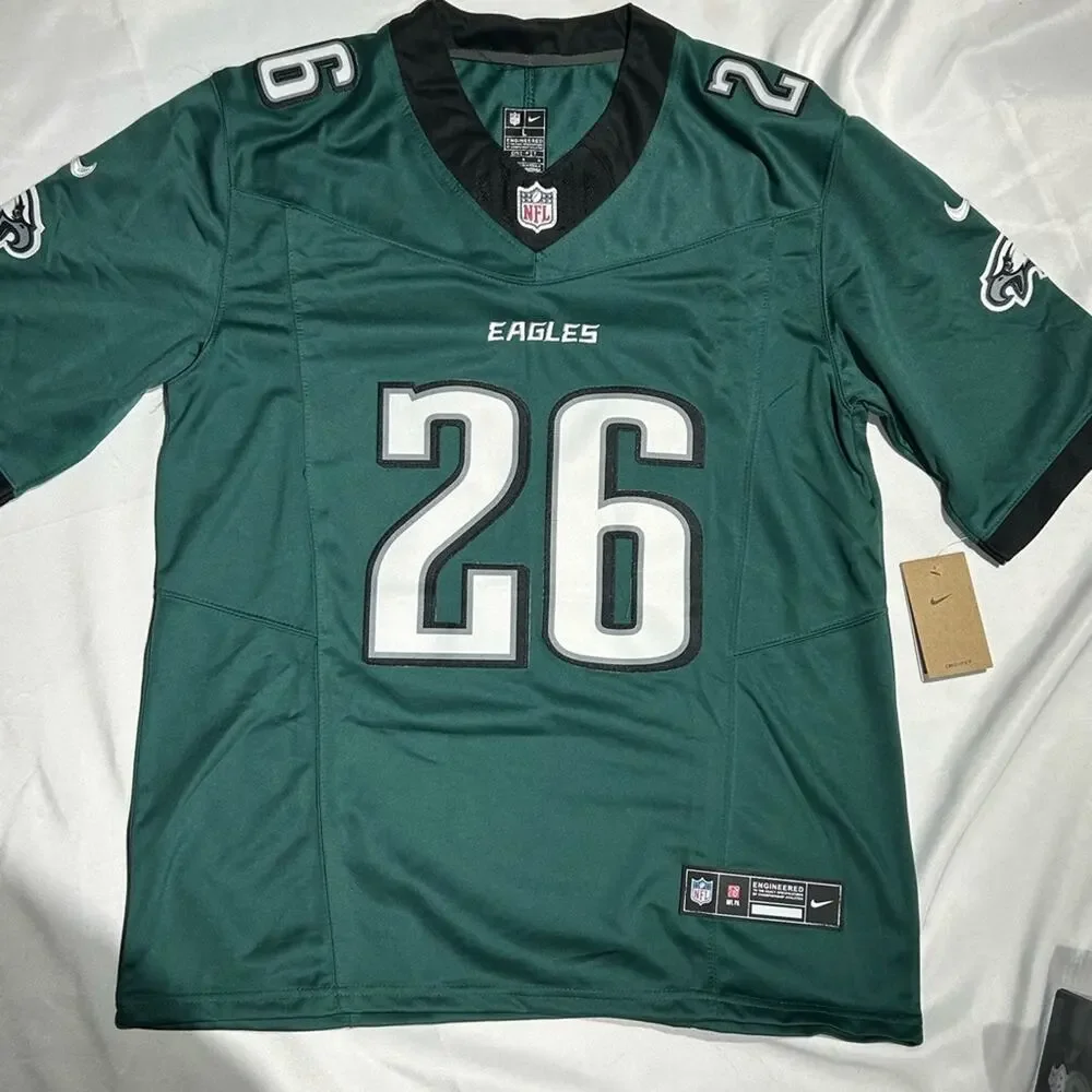 Nike Philadelphia Eagles Saquon‎ Barkley #26 Dri-Fit Football Jersey Size L